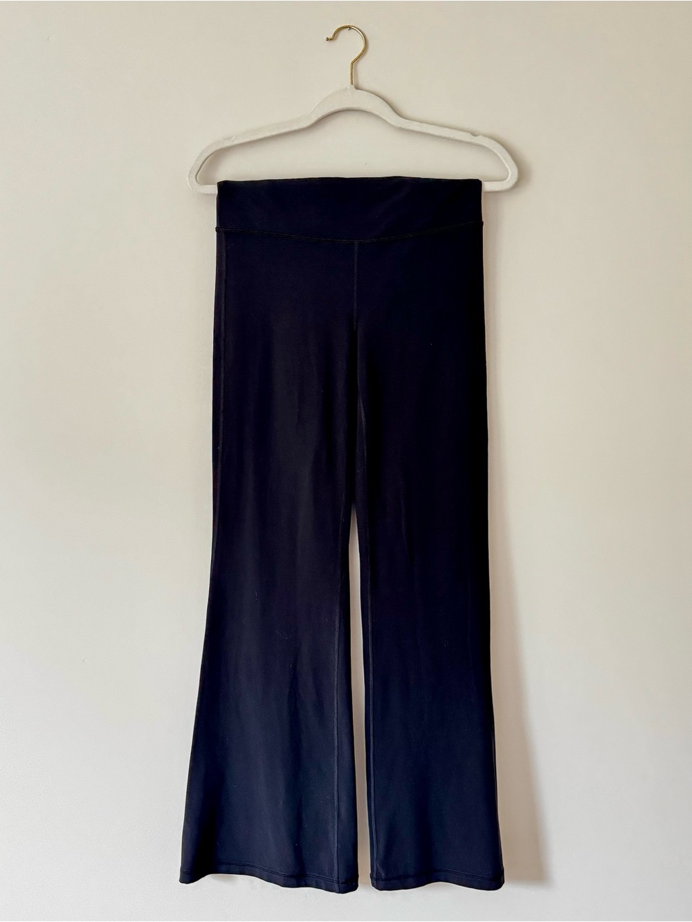 Athleta Elation Ultra High Rise Flare Pant Leggings, Black – Size Medium